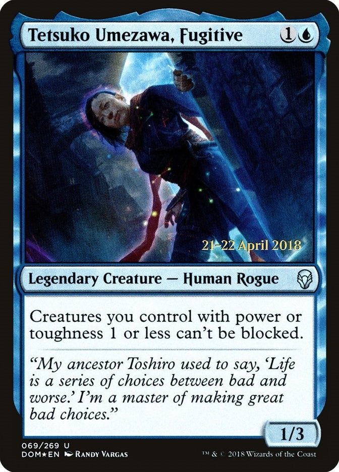 Image for Tetsuko Umezawa, Fugitive (69) (PRE) - Magic: The Gathering