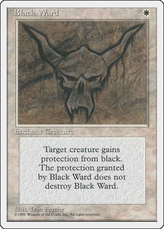 Image for Black Ward (4ED) - Magic: The Gathering