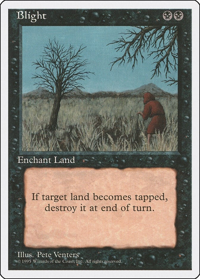 Image for Blight (4ED) - Magic: The Gathering
