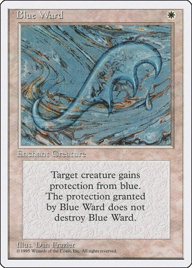 Image for Blue Ward (4ED) - Magic: The Gathering