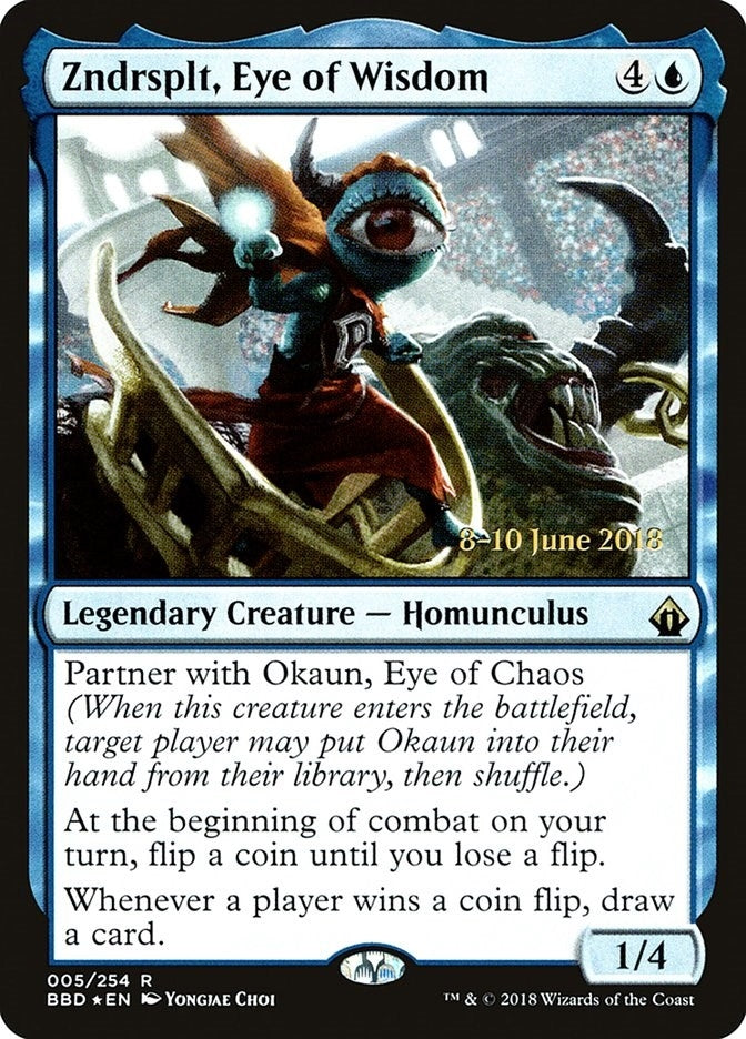 Image for Zndrsplt, Eye of Wisdom (5) (LARP) - Magic: The Gathering