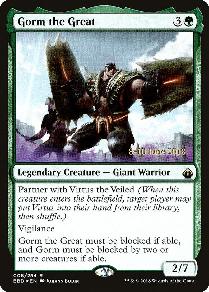 Image for Gorm the Great (8) (LARP) - Magic: The Gathering