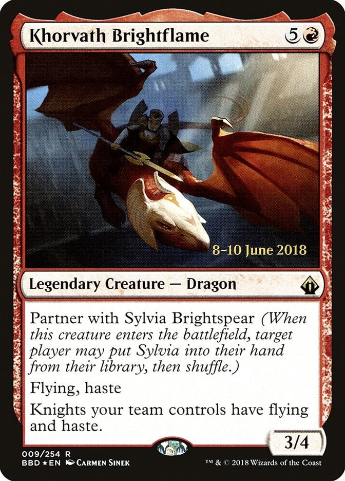 Image for Khorvath Brightflame (9) (LARP) - Magic: The Gathering