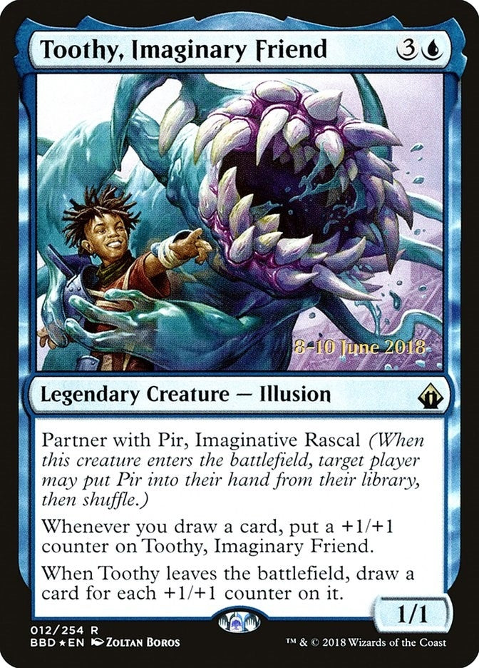 Image for Toothy, Imaginary Friend (12) (LARP) - Magic: The Gathering