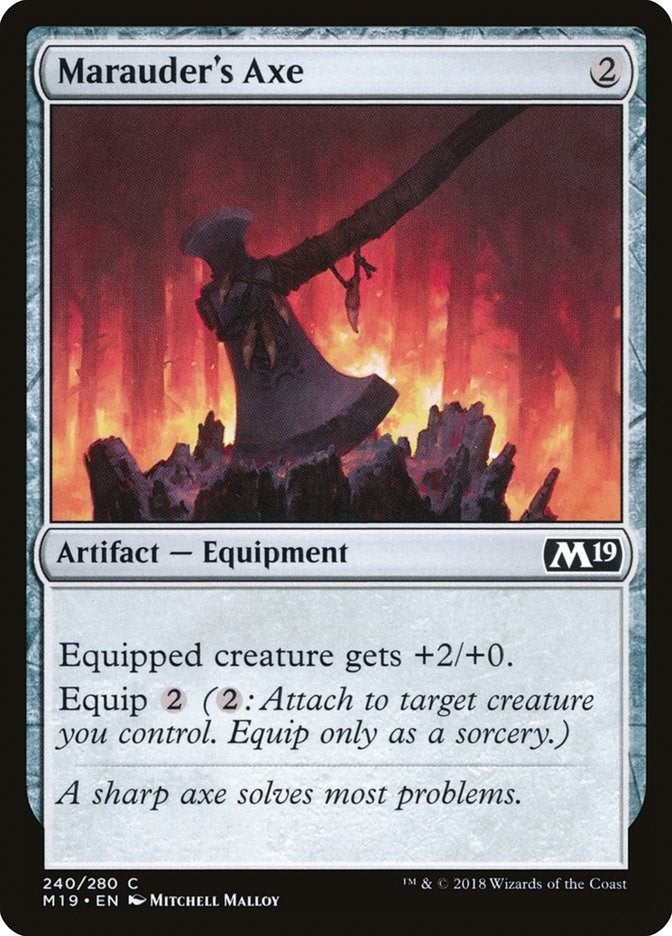 Marauder's Axe (240) (M19)