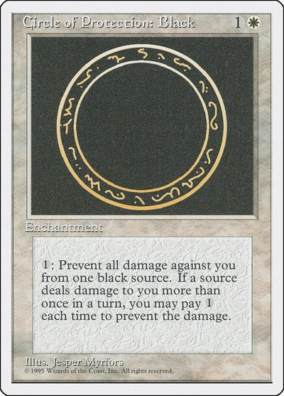 Circle of Protection: Black (4ED)