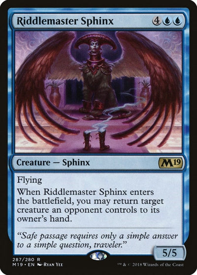 Riddlemaster Sphinx (287) (M19)
