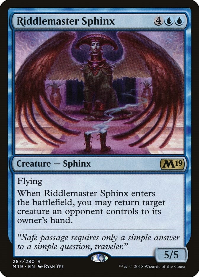 Riddlemaster Sphinx (287) (M19)