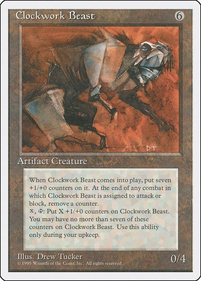 Image for Clockwork Beast (4ED) - Magic: The Gathering