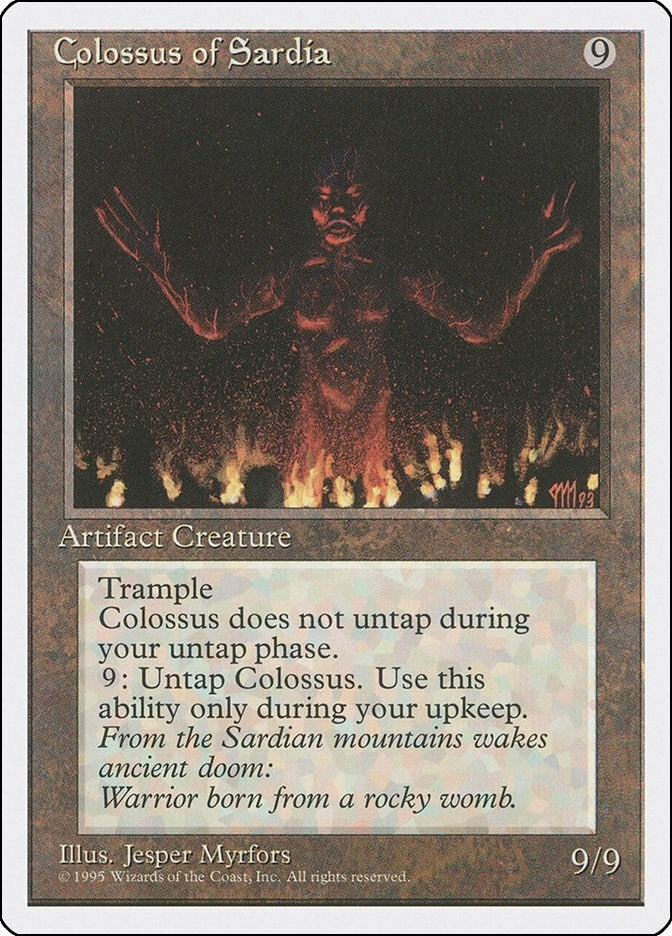 Image for Colossus of Sardia (4ED) - Magic: The Gathering