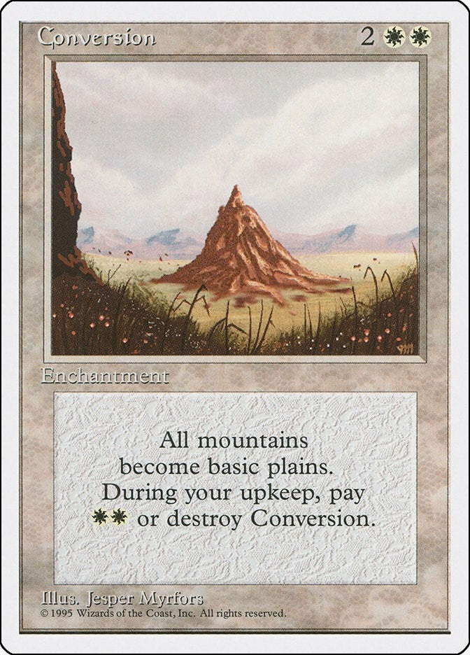 Image for Conversion (4ED) - Magic: The Gathering
