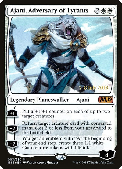 Ajani, Adversary of Tyrants (3) (PRE)
