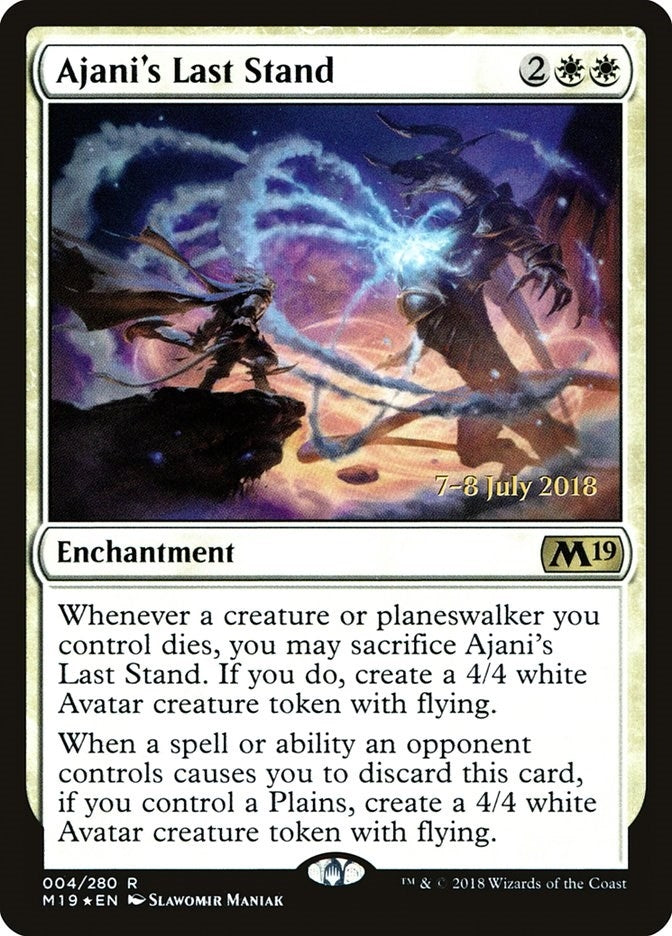 Image for Ajani's Last Stand (4) (PRE) - Magic: The Gathering