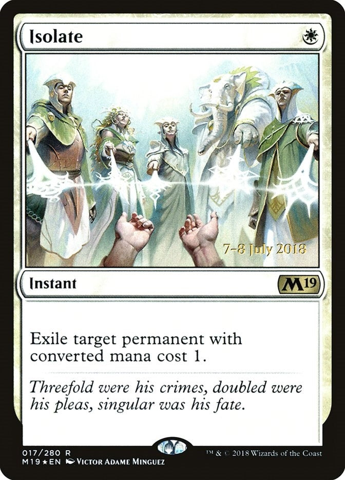 Image for Isolate (17) (PRE) - Magic: The Gathering