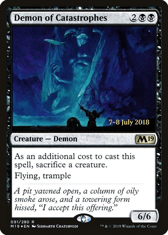 Image for Demon of Catastrophes (91) (PRE) - Magic: The Gathering