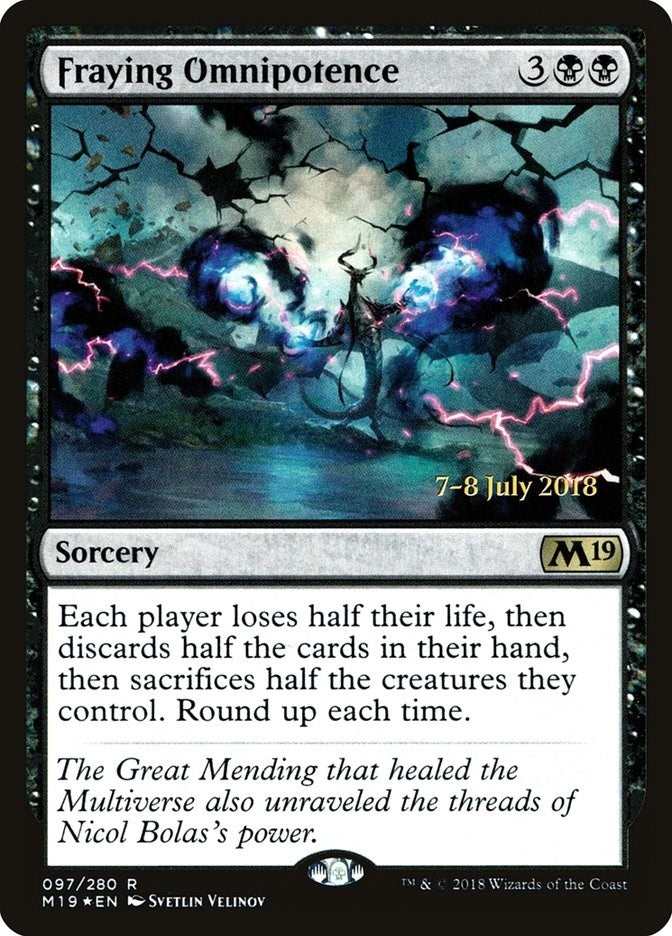 Image for Fraying Omnipotence (97) (PRE) - Magic: The Gathering