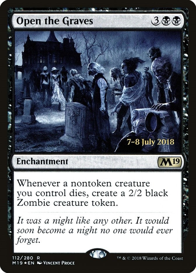 Image for Open the Graves (112) (PRE) - Magic: The Gathering