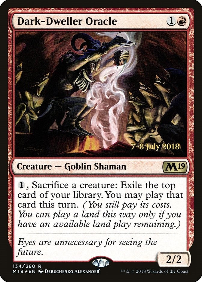 Image for Dark-Dweller Oracle (134) (PRE) - Magic: The Gathering
