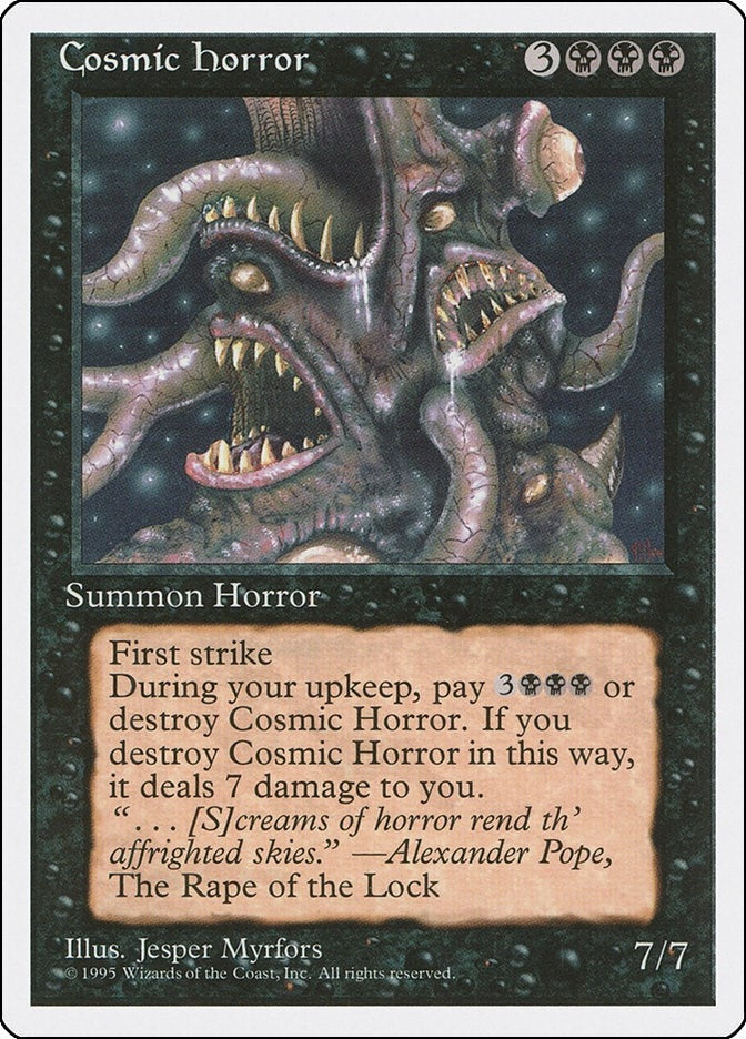 Image for Cosmic Horror (4ED) - Magic: The Gathering