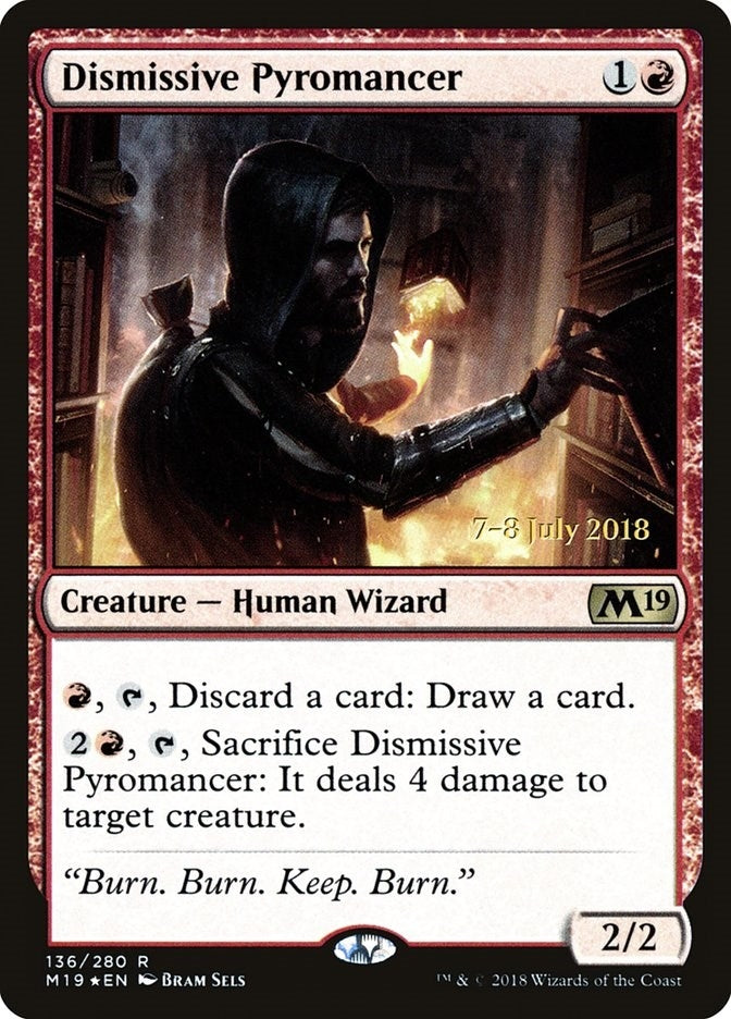 Image for Dismissive Pyromancer (136) (PRE) - Magic: The Gathering