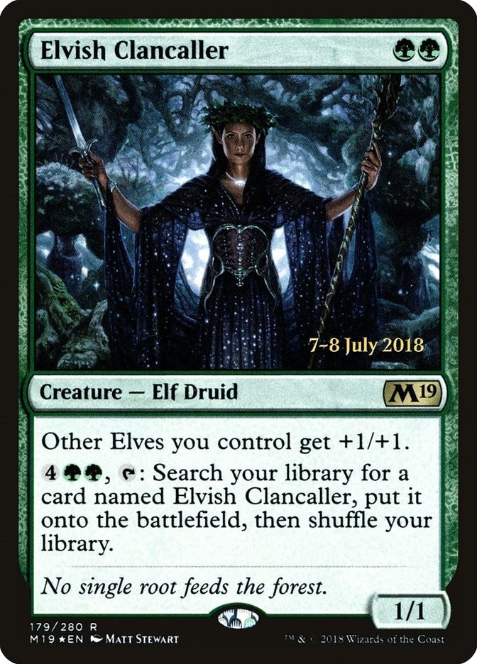 Image for Elvish Clancaller (179) (PRE) - Magic: The Gathering