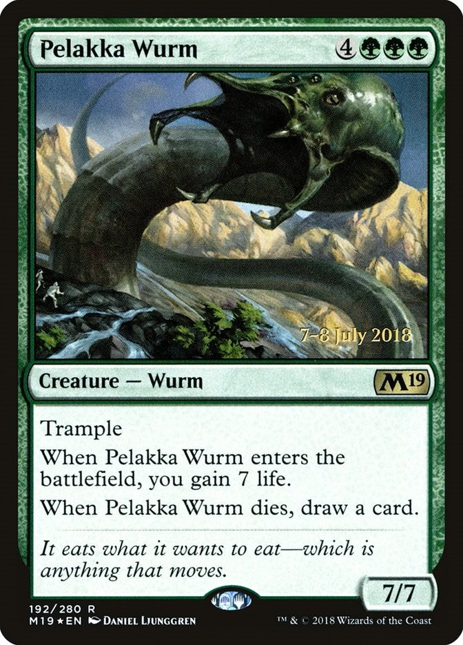 Image for Pelakka Wurm (192) (PRE) - Magic: The Gathering