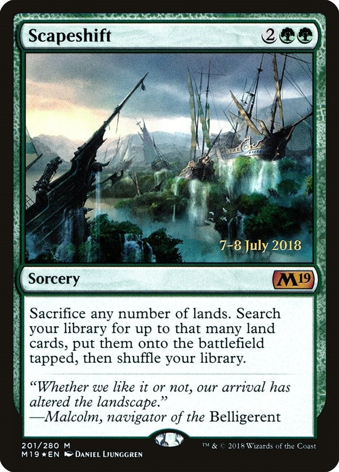 Image for Scapeshift (201) (PRE) - Magic: The Gathering