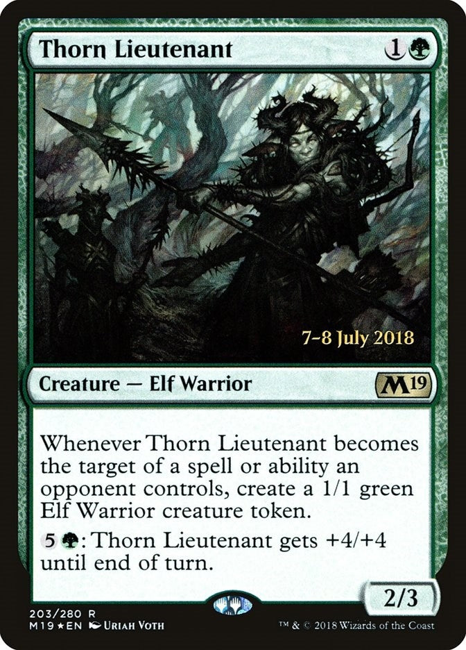 Image for Thorn Lieutenant (203) (PRE) - Magic: The Gathering