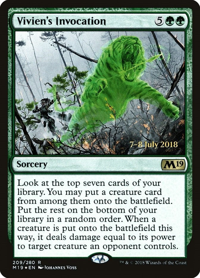 Image for Vivien's Invocation (209) (PRE) - Magic: The Gathering