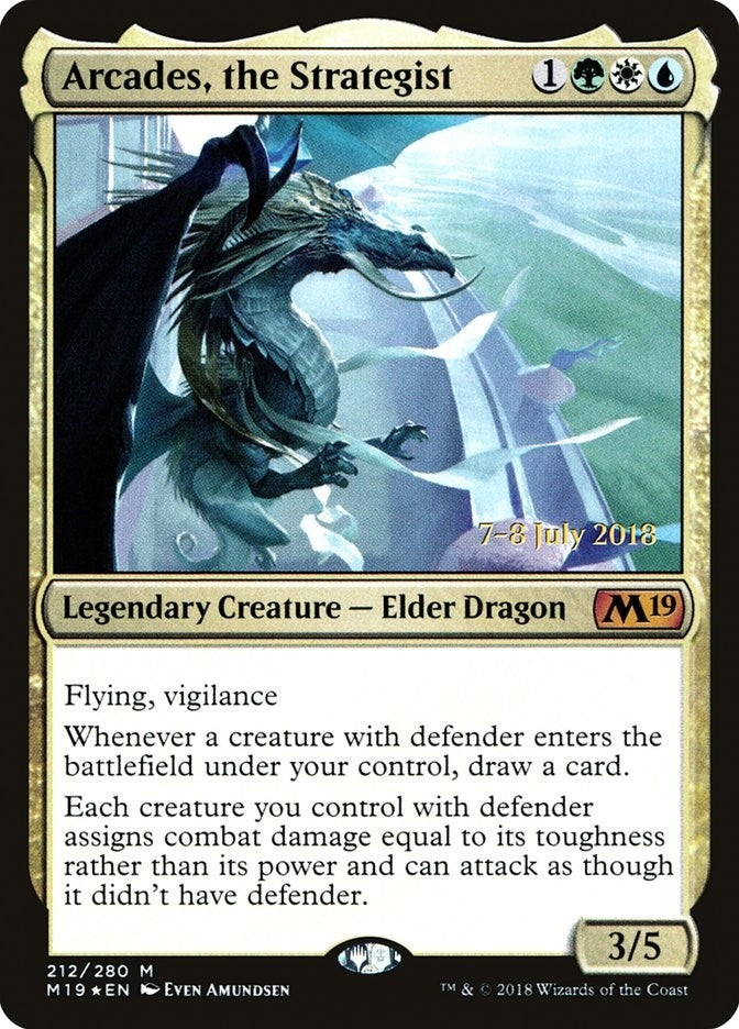 Image for Arcades, the Strategist (212) (PRE) - Magic: The Gathering