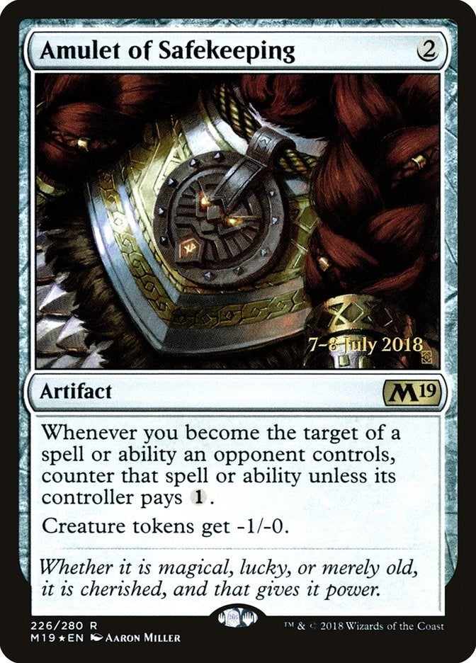 Image for Amulet of Safekeeping (226) (PRE) - Magic: The Gathering