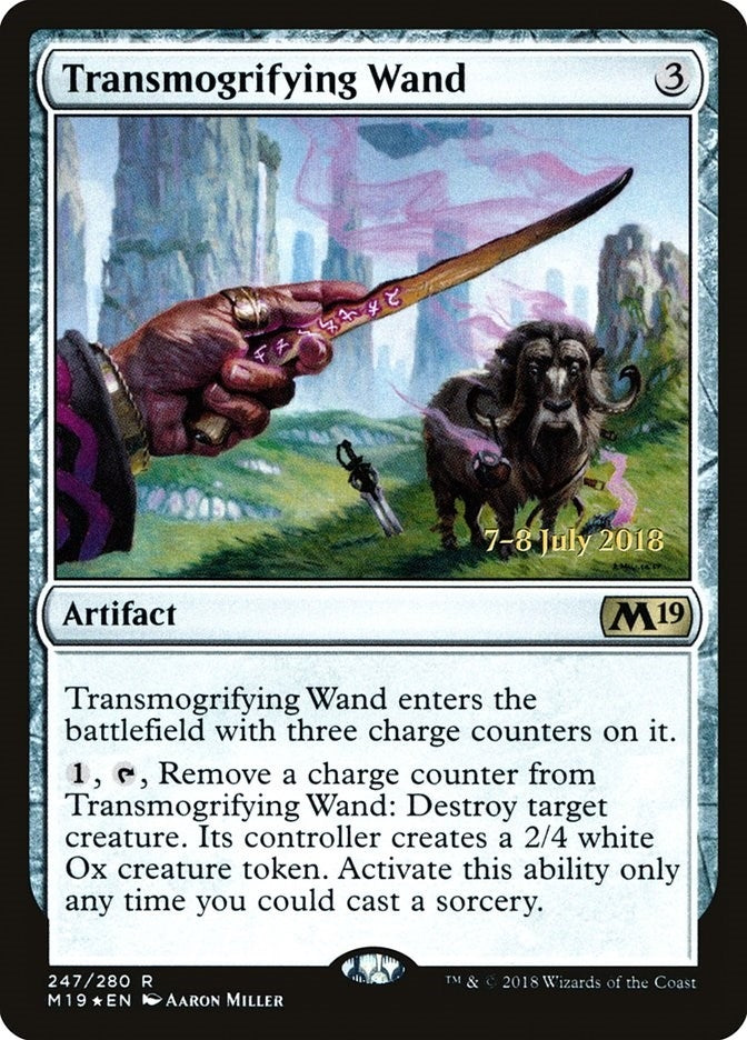 Image for Transmogrifying Wand (247) (PRE) - Magic: The Gathering