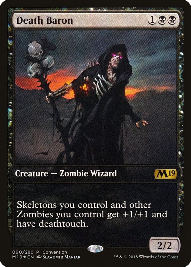 Image for Death Baron (2018 Convention Promo) (90) (MEDIA) - Magic: The Gathering