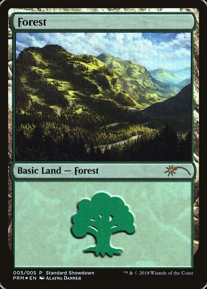 Image for Forest (Alayna Danner) (5) (SSP) - Magic: The Gathering