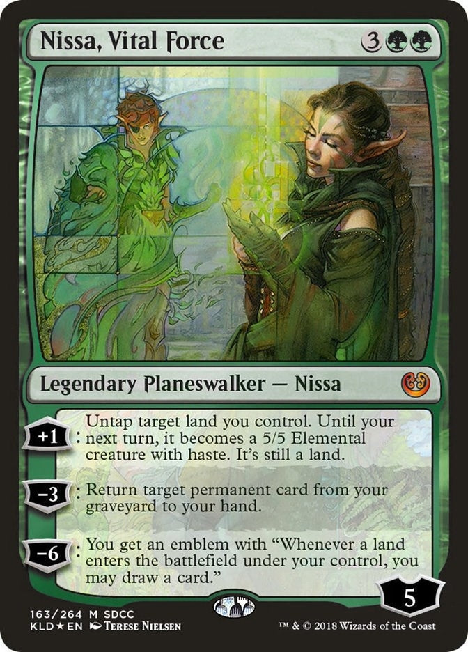 Image for Nissa, Vital Force (SDCC 2018 Exclusive) (163) (MEDIA) - Magic: The Gathering