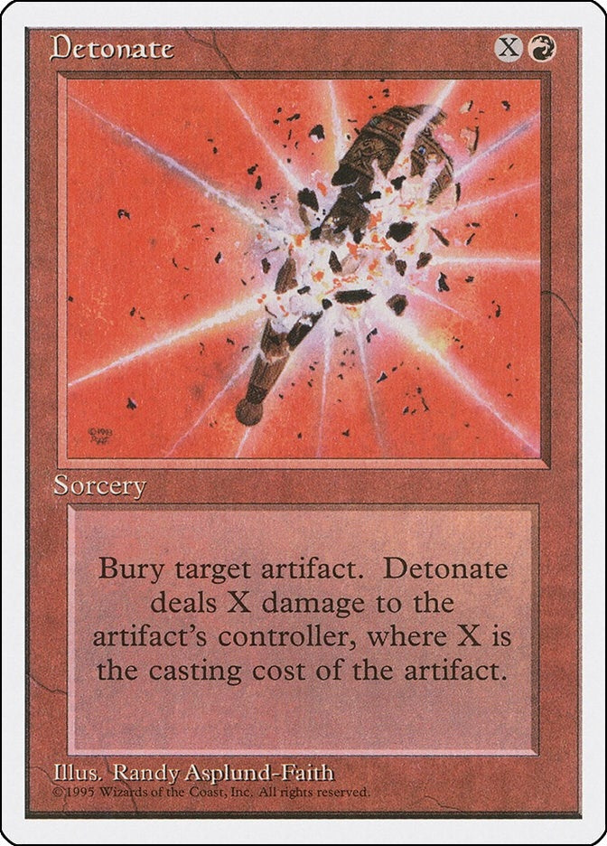 Image for Detonate (4ED) - Magic: The Gathering