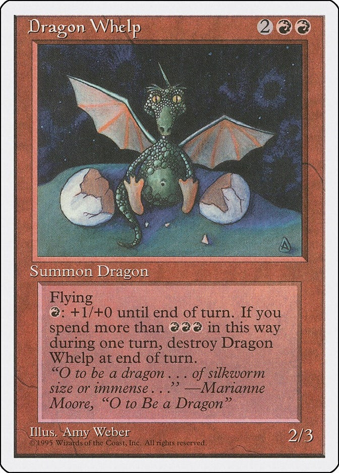 Image for Dragon Whelp (4ED) - Magic: The Gathering