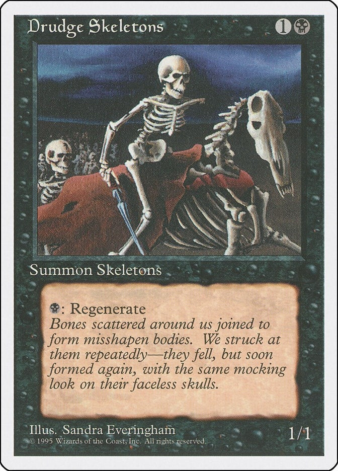 Image for Drudge Skeletons (4ED) - Magic: The Gathering