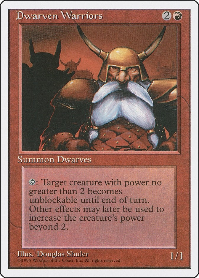 Image for Dwarven Warriors (4ED) - Magic: The Gathering