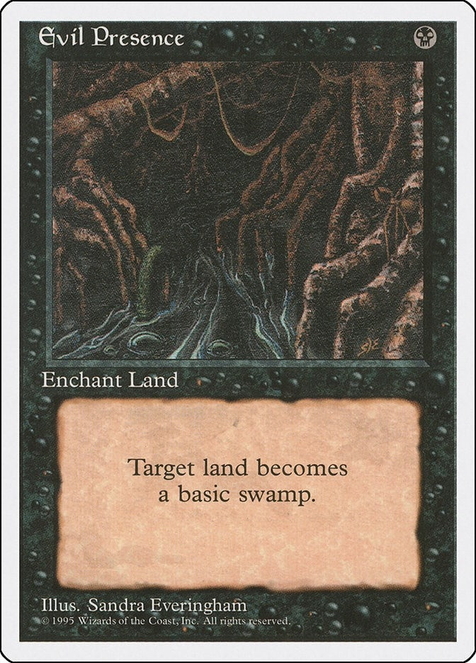 Image for Evil Presence (4ED) - Magic: The Gathering