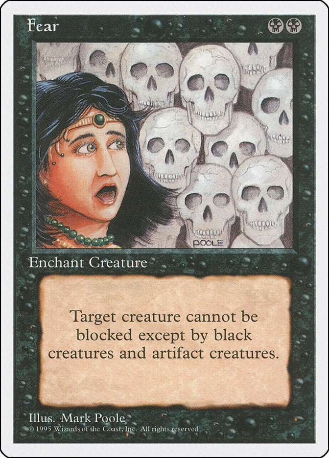 Image for Fear (4ED) - Magic: The Gathering