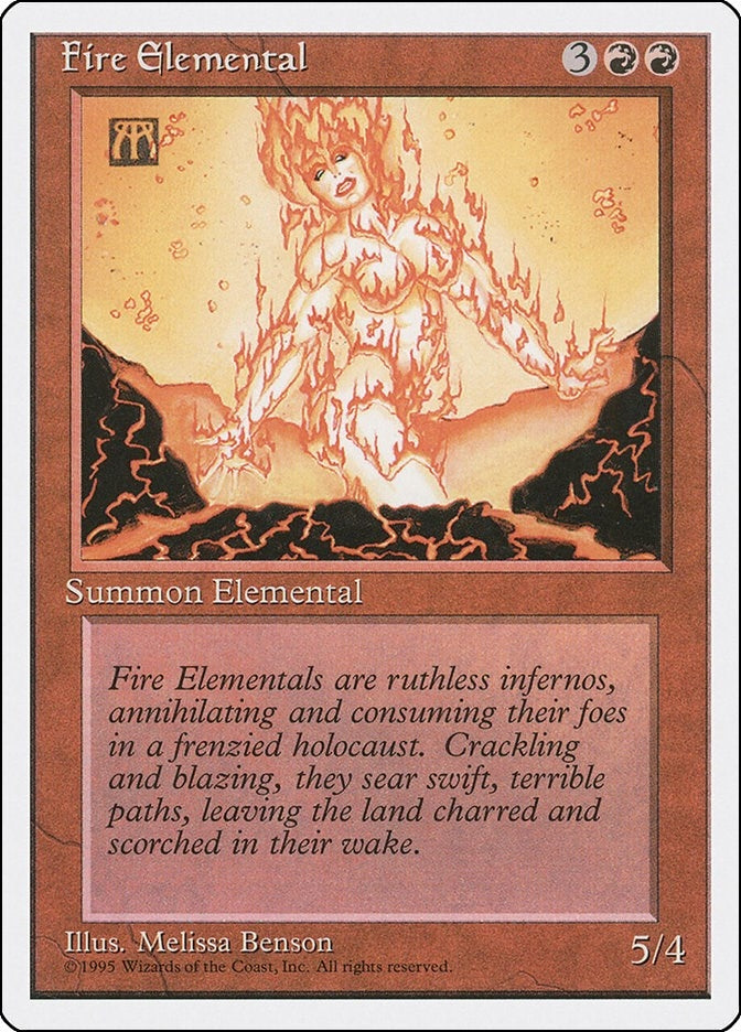Image for Fire Elemental (4ED) - Magic: The Gathering