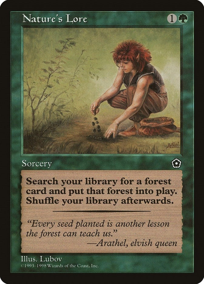 Image for Nature's Lore (P02) - Magic: The Gathering