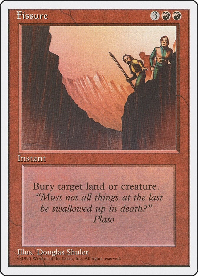 Image for Fissure (4ED) - Magic: The Gathering