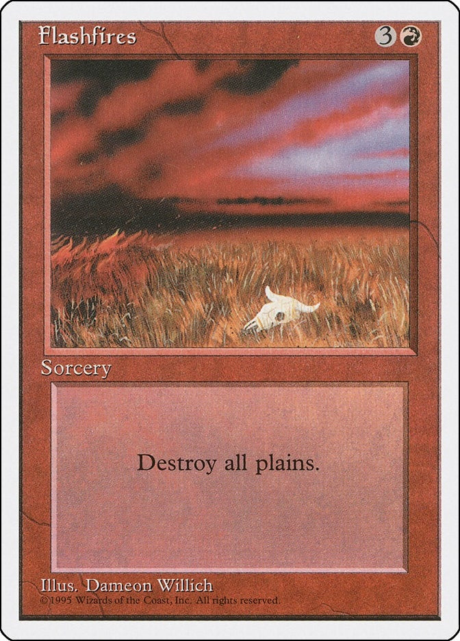 Image for Flashfires (4ED) - Magic: The Gathering