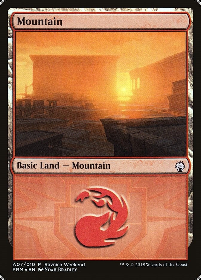 Image for Mountain - Boros (A07) (7) (LARP) - Magic: The Gathering