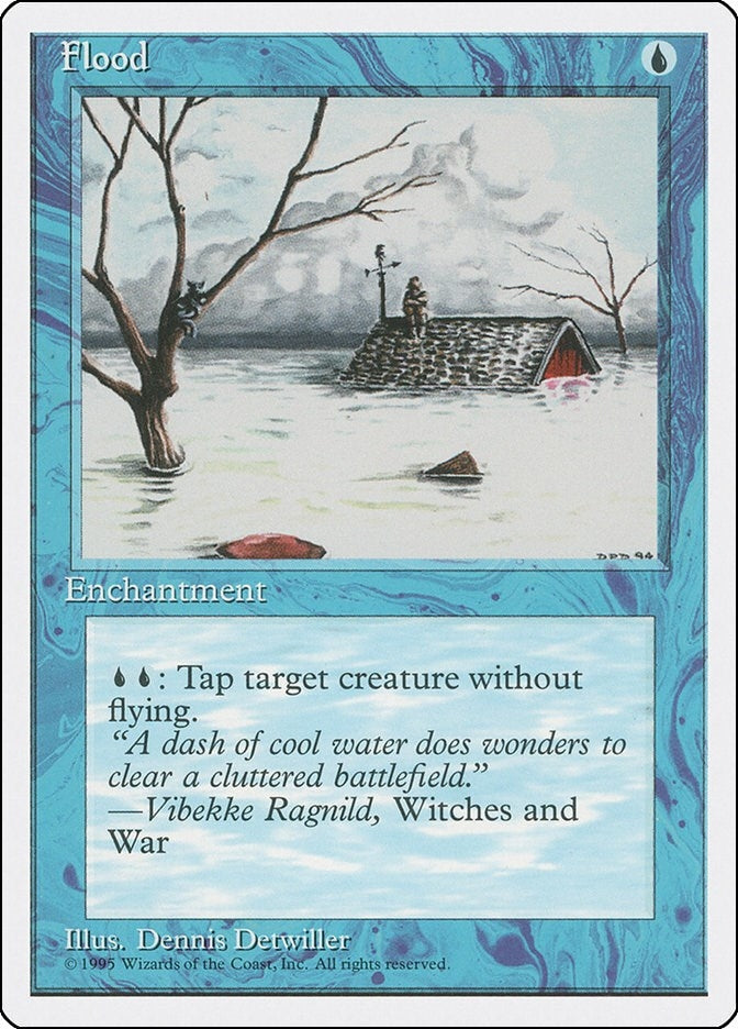 Image for Flood (4ED) - Magic: The Gathering