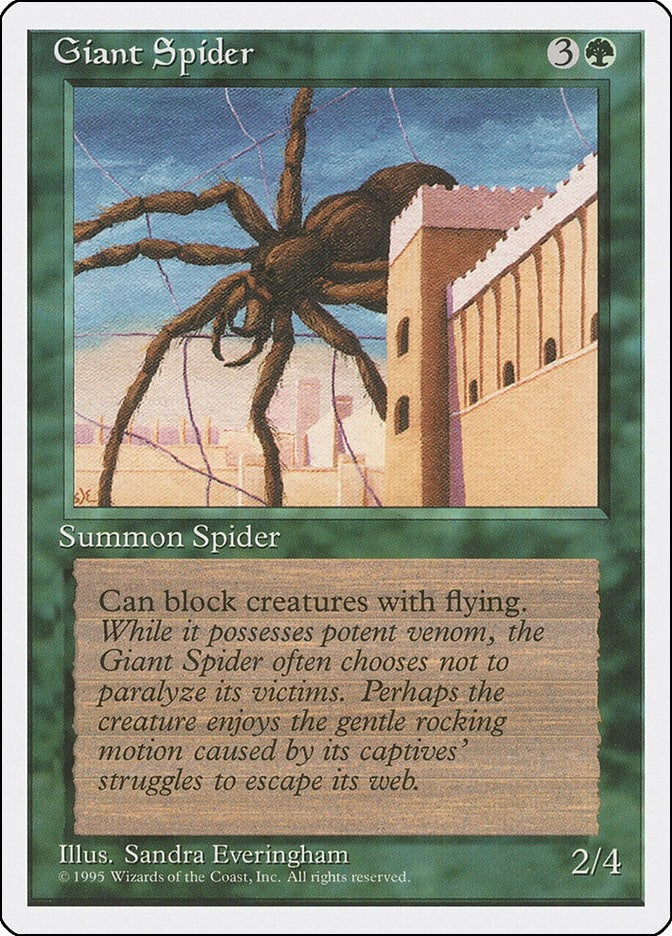 Image for Giant Spider (4ED) - Magic: The Gathering