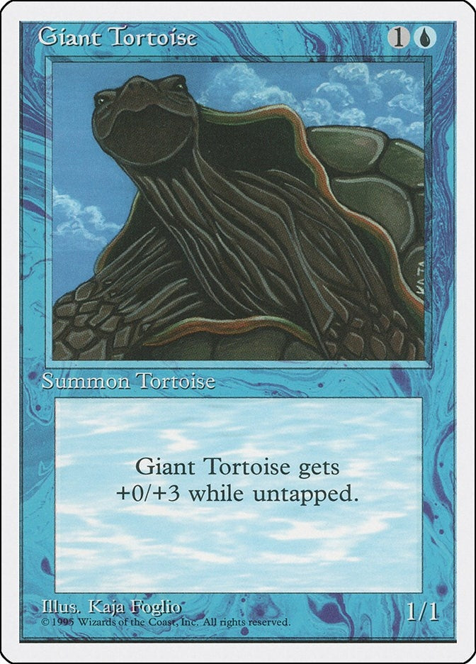 Image for Giant Tortoise (4ED) - Magic: The Gathering