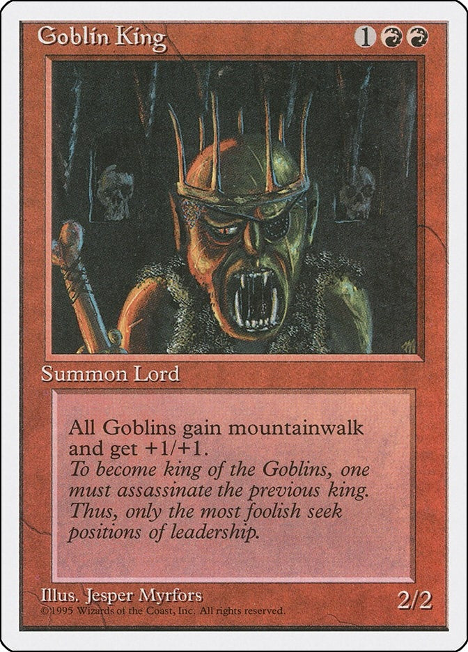 Image for Goblin King (4ED) - Magic: The Gathering
